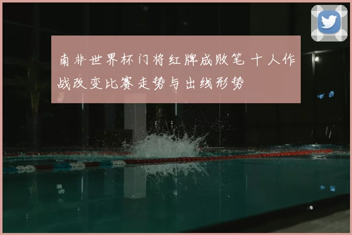 南非世界杯门将红牌成败笔 十人作战改变比赛走势与出线形势